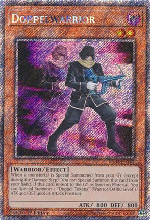 Doppelwarrior  [RA04-EN147] Platinum Secret Rare 1st Edition