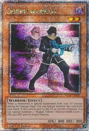 Doppelwarrior  [RA04-EN147] Quarter Century Secret Rare 1st Edition
