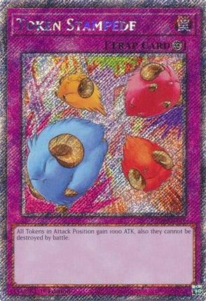 Token Stampede  [RA04-EN149] Platinum Secret Rare 1st Edition