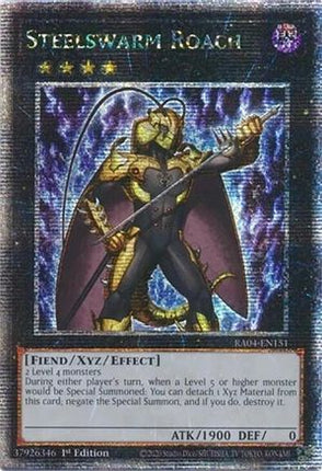 Steelswarm Roach  [RA04-EN151] Quarter Century Secret Rare 1st Edition