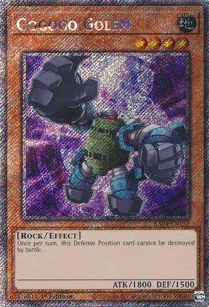 Gogogo Golem  [RA04-EN152] Platinum Secret Rare 1st Edition