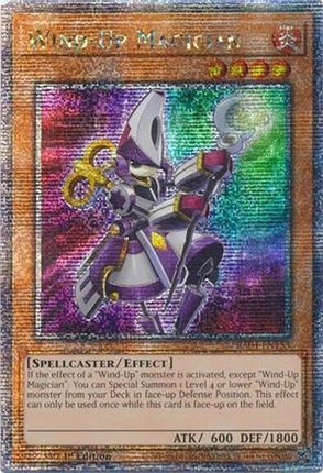 Wind-Up Magician  [RA04-EN153] Quarter Century Secret Rare 1st Edition