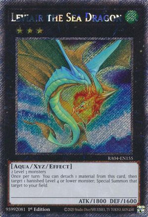 Leviair the Sea Dragon  [RA04-EN155] Platinum Secret Rare 1st Edition