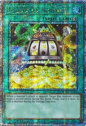 Double or Nothing!  [RA04-EN156] Quarter Century Secret Rare 1st Edition