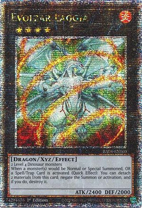 Evolzar Laggia  [RA04-EN160] Quarter Century Secret Rare 1st Edition