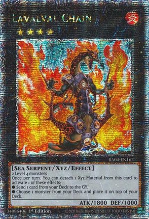 Lavalval Chain  [RA04-EN162] Quarter Century Secret Rare 1st Edition