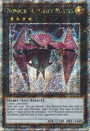 Number 16: Shock Master  [RA04-EN166] Quarter Century Secret Rare 1st Edition