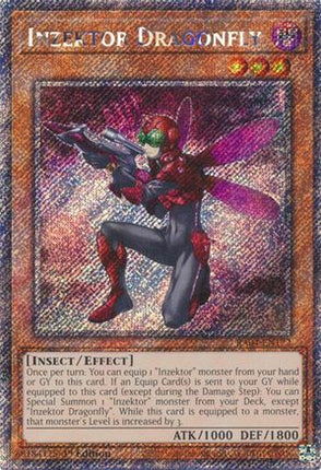 Inzektor Dragonfly  [RA04-EN172] Platinum Secret Rare 1st Edition