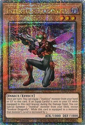 Inzektor Dragonfly  [RA04-EN172] Quarter Century Secret Rare 1st Edition