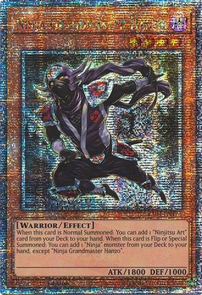 Ninja Grandmaster Hanzo  [RA04-EN173] Quarter Century Secret Rare 1st Edition