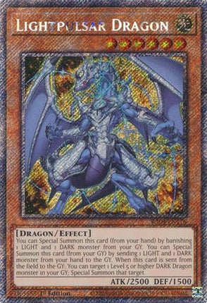 Lightpulsar Dragon  [RA04-EN176] Platinum Secret Rare 1st Edition