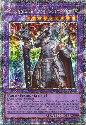 Gem-Knight Master Diamond  [RA04-EN178] Quarter Century Secret Rare 1st Edition