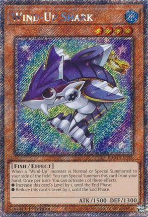 Wind-Up Shark  [RA04-EN180] Platinum Secret Rare 1st Edition
