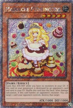 Madolche Puddingcess  [RA04-EN186] Platinum Secret Rare 1st Edition