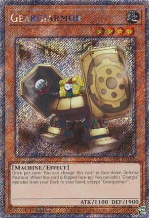 Geargiarmor  [RA04-EN187] Platinum Secret Rare 1st Edition