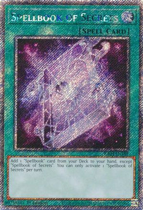 Spellbook of Secrets  [RA04-EN189] Platinum Secret Rare 1st Edition