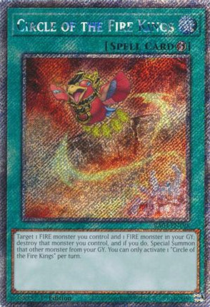 Circle of the Fire Kings  [RA04-EN195] Platinum Secret Rare 1st Edition