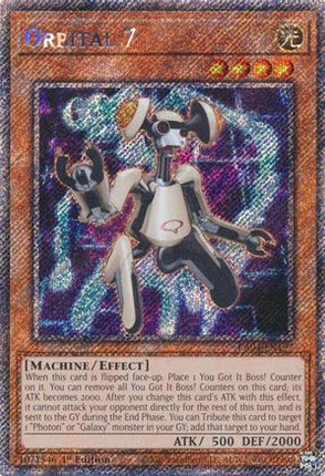 Orbital 7  [RA04-EN197] Platinum Secret Rare 1st Edition