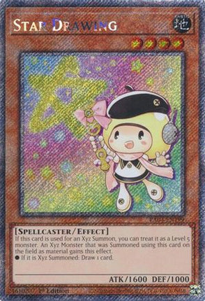 Star Drawing  [RA04-EN199] Platinum Secret Rare 1st Edition