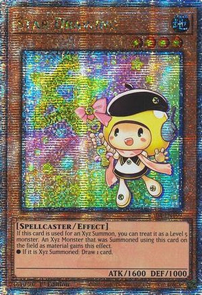 Star Drawing  [RA04-EN199] Quarter Century Secret Rare 1st Edition