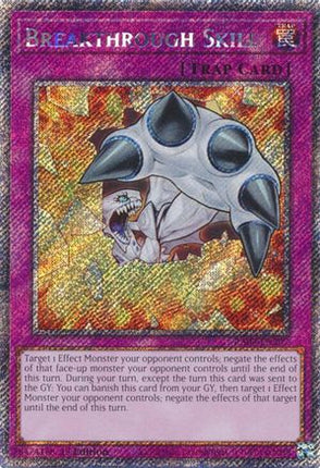 Breakthrough Skill  [RA04-EN202] Platinum Secret Rare 1st Edition