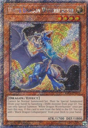 White Dragon Wyverburster (Platinum Secret Rare)  [RA04-EN203] 1st Edition