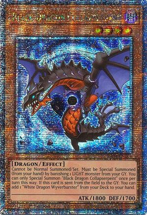 Black Dragon Collapserpent (Quarter Century Secret Rare)  [RA04-EN204] 1st Edition