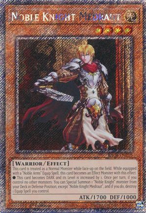 Noble Knight Medraut  [RA04-EN205] Platinum Secret Rare 1st Edition