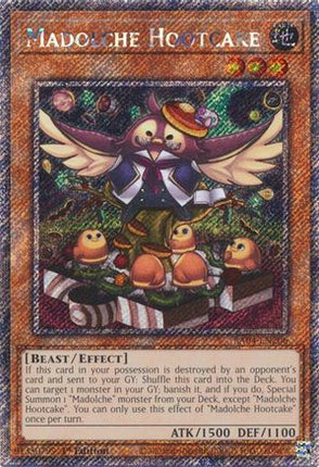 Madolche Hootcake  [RA04-EN206] Platinum Secret Rare 1st Edition