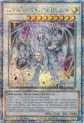 Azure-Eyes Silver Dragon  [RA04-EN208] Quarter Century Secret Rare 1st Edition