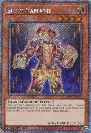 Bujin Yamato  [RA04-EN209] Platinum Secret Rare 1st Edition