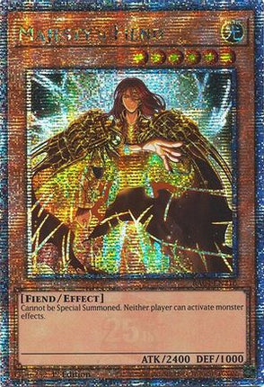 Majesty's Fiend  [RA04-EN216] Quarter Century Secret Rare 1st Edition