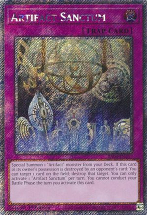 Artifact Sanctum  [RA04-EN217] Platinum Secret Rare 1st Edition