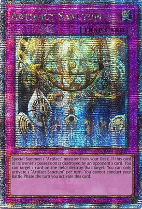 Artifact Sanctum  [RA04-EN217] Quarter Century Secret Rare 1st Edition