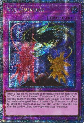 Xyz Universe  [RA04-EN218] Quarter Century Secret Rare 1st Edition