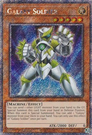 Galaxy Soldier  [RA04-EN219] Platinum Secret Rare 1st Edition