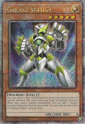 Galaxy Soldier  [RA04-EN219] Quarter Century Secret Rare 1st Edition