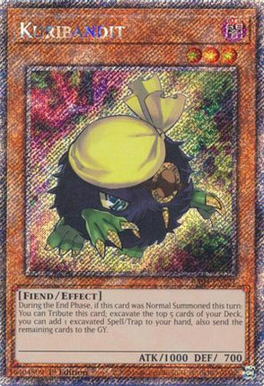 Kuribandit  [RA04-EN221] Platinum Secret Rare 1st Edition