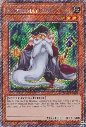 Mathematician  [RA04-EN223] Platinum Secret Rare 1st Edition