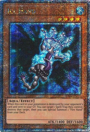 Ice Hand  [RA04-EN225] Quarter Century Secret Rare 1st Edition