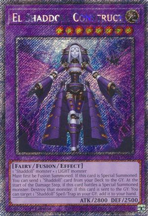 El Shaddoll Construct  [RA04-EN229] Platinum Secret Rare 1st Edition