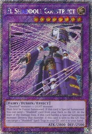 El Shaddoll Construct (Alternate Art) [RA04-EN229] Platinum Secret Rare 1st Edition