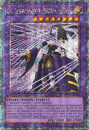 El Shaddoll Construct (Alternate Art) [RA04-EN229] Quarter Century Secret Rare 1st Edition