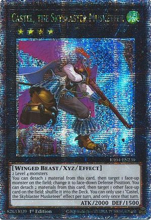 Castel, the Skyblaster Musketeer  [RA04-EN230] Quarter Century Secret Rare 1st Edition
