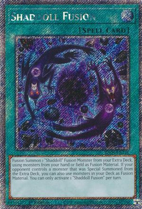 Shaddoll Fusion  [RA04-EN231] Platinum Secret Rare 1st Edition