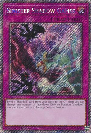 Sinister Shadow Games  [RA04-EN232] Platinum Secret Rare 1st Edition