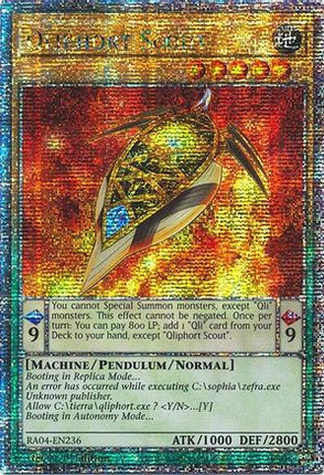 Qliphort Scout  [RA04-EN236] Quarter Century Secret Rare 1st Edition