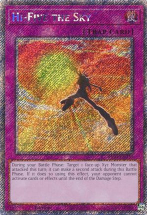 Hi-Five the Sky  [RA04-EN239] Platinum Secret Rare 1st Edition