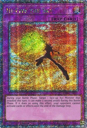 Hi-Five the Sky  [RA04-EN239] Quarter Century Secret Rare 1st Edition