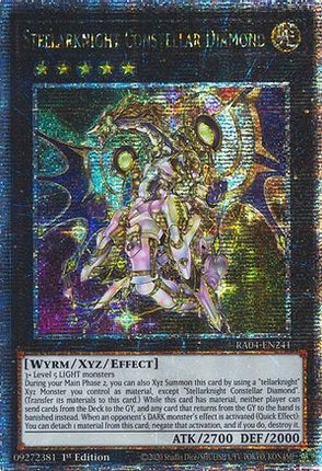 Stellarknight Constellar Diamond  [RA04-EN241] Quarter Century Secret Rare 1st Edition